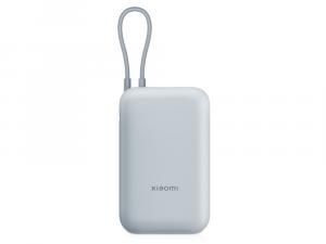 Внешний аккумулятор со встроенным кабелем Mi Power Bank 10000mAh (Integrated Cable) Ice Blue GL