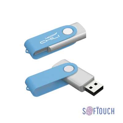 Флеш-карта "Vostok", объем памяти 16Gb, покрытие soft touch