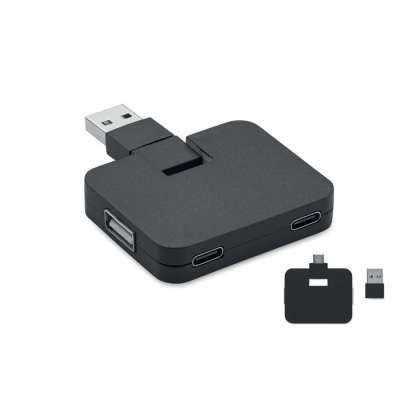 4-портовый USB-концентратор с к