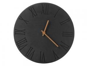Часы деревянные Magnus, 28 см, черный