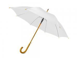 Зонт-трость Радуга, белый (уцененный)