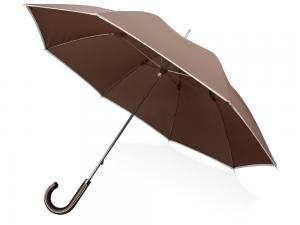 Зонт-трость Ривер, механический 23, коричневый (Р) (уцененный)