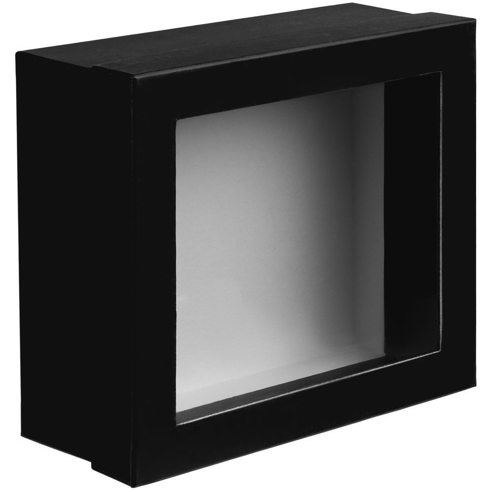 Коробка Teaser с окном, черная