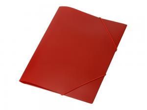 Папка формата А4 на резинке, красный
