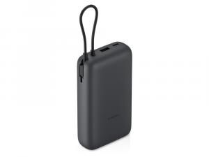 Внешний аккумулятор с встроенным кабелем Xiaomi Power Bank 20000mAh (Integrated Cable) GL Dark Gray