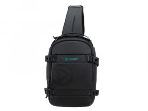 Рюкзак на одно плечо TORBER ЭКСТРИМ, чёрный, 20 х 8 х 31 см, 5л