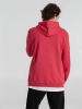 Толстовка с капюшоном унисекс Hoodie, красный меланж, размер L