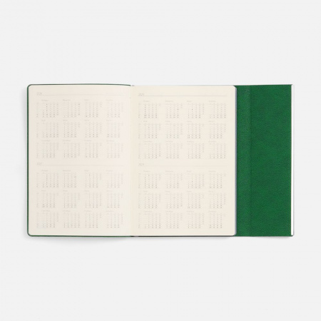 Ежедневник Petrus Flap, недатированный, зеленый