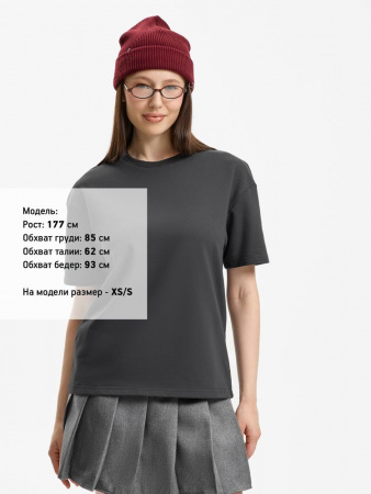 Футболка унисекс Durington, темно-серая (графит), размер 3XL/4XL