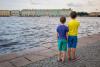Футболка детская T-Bolka Kids, ярко-синяя, 14 лет