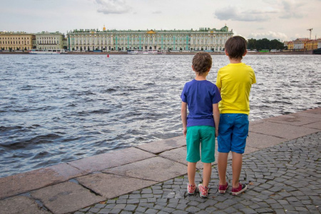 Футболка детская T-Bolka Kids, ярко-синяя, 14 лет