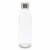 Бутылка стеклянная с манжетой и держателем Glassy, синяя