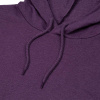 Толстовка с капюшоном унисекс Hoodie, фиолетовый меланж, размер XXL