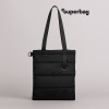 Шоппер Superbag Bubble New, со скрытой магнитной кнопкой (черный)