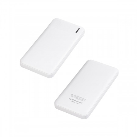 Зарядное устройство "Ten" 10000 mAh, цвет белый