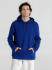 Толстовка с капюшоном унисекс Hoodie, ярко-синяя, размер XS