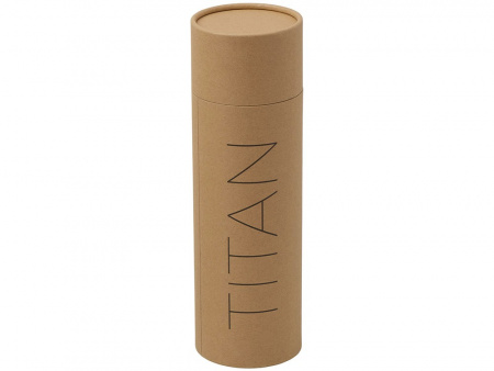 Бутылка для воды из титана Titan, 750ml, темно-серый