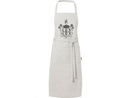 Pheebs 200 g/m2 recycled cotton apron, серый яркий