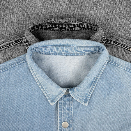 Куртка джинсовая O3, серая, размер 3XL/4XL