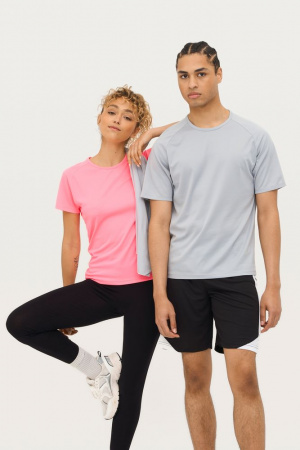 Футболка Sporty серая, размер XXL