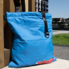 Шоппер Superbag Bubble, с магнитной кнопкой (голубой с черным)