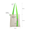 Шоппер Superbag (неокрашенный с салатовым)
