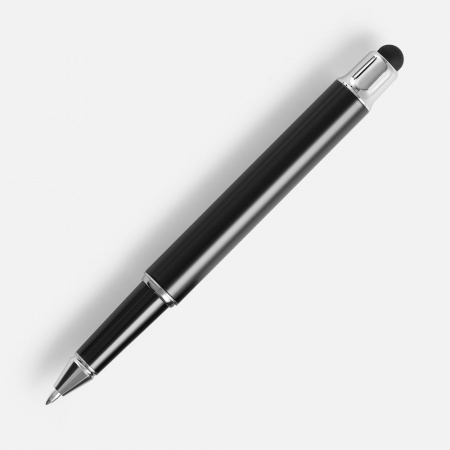 Роллер Scribo со стилусом, матовый черный
