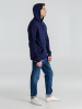 Толстовка с капюшоном унисекс Hoodie, темно-синяя, размер M