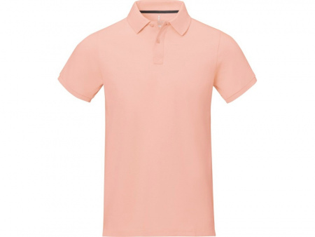 Calgary мужская футболка-поло с коротким рукавом, pale blush pink