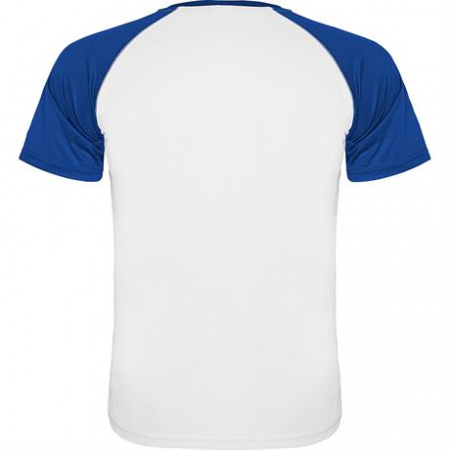 Спортивная футболка INDIANAPOLIS мужская, БЕЛЫЙ/КОРОЛЕВСКИЙ СИНИЙ 3XL