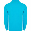 Футболка поло ESTRELLA L/S мужская, БИРЮЗОВЫЙ M