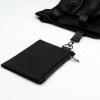 Шоппер Superbag Pocket, с внутренним креплением (карабин) и чехлом для мелочей (черный)