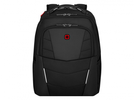 Рюкзак WENGER ALTAIR 15.6, черный, переработанный ПЭТ/Полиэстер, 32х21х44 см, 22 л.