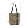 Шоппер Superbag ZIP, с двумя карманами и молнией (песочный)