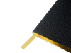 Еженедельник недатированный А6 Black с нашивкой, черный