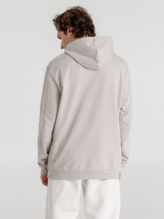Толстовка с капюшоном унисекс Hoodie, дымчато-серая, размер XXL