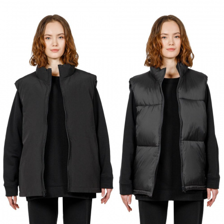 Жилет двусторонний V2, черный, размер 5XL/6XL