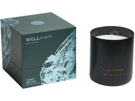 Ароматическая свеча Wellmark Tender Affection - сплошной черный