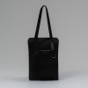 Шоппер Superbag Pocket, с внутренним креплением (карабин) и чехлом для мелочей (черный)