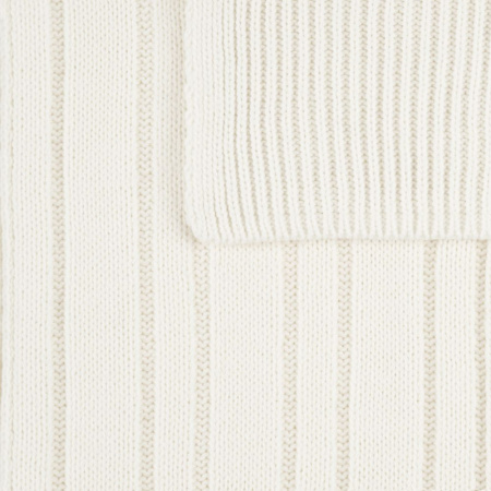 Шарф Knit Beat, белый (молочный)