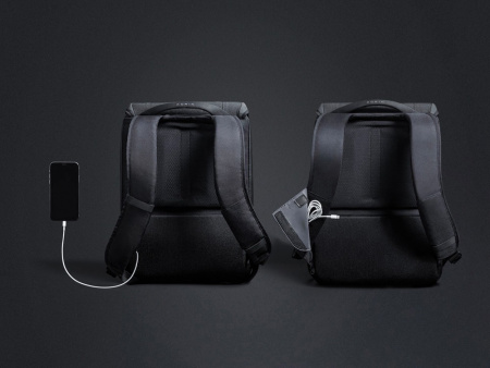 Водостойкий антикражный рюкзак Clickpack для ноутбука 15.6, черный