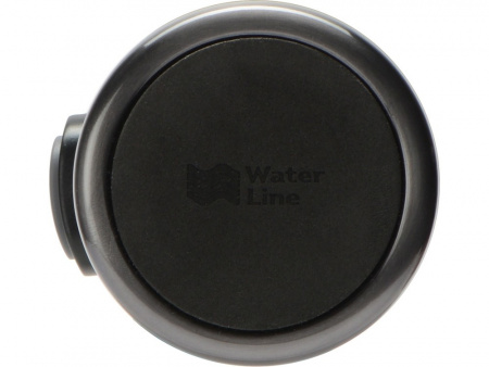 Вакуумная термокружка с кнопкой Upgrade, Waterline, тубус, матовая сталь