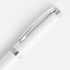 Ручка шариковая Letra Chrome, глянцевая, белая