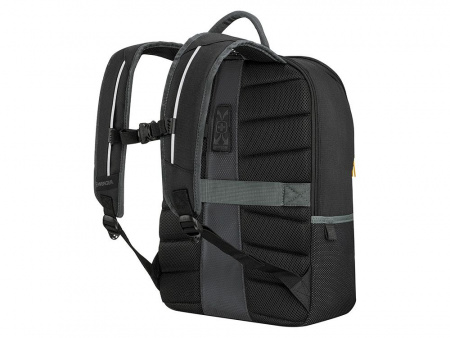 Рюкзак WENGER Move 16, чёрный, переработанный ПЭТ, 33 x 19 x 44 см, 22 л