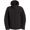 Куртка мужская Hooded Softshell черная, размер S