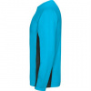 Спортивная футболка SHANGHAI L/S мужская, БИРЮЗОВЫЙ/ТЕМНЫЙ ГРАФИТ XL
