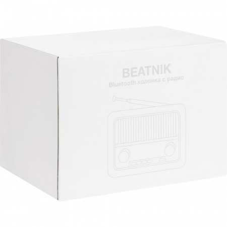 Bluetooth-колонка с радио Beatnik, коричневая