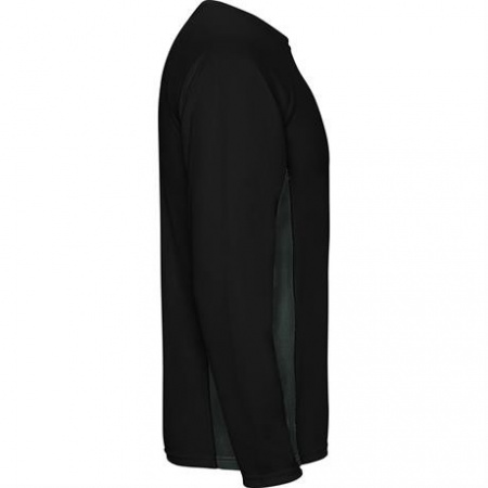 Спортивная футболка SHANGHAI L/S мужская, ЧЕРНЫЙ/ТЕМНЫЙ ГРАФИТ M