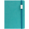Ежедневник New Factor Metal, бирюзовый