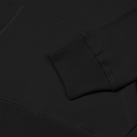 Толстовка с капюшоном унисекс Hoodie, черная, размер 4XL